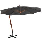  Viseč senčnik z drogom antraciten 3,5x2,9 m trden les jelke | Shoptok.si