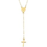 Ogrlica Classical Cross - Zlatna / Bijela KP29911 | shoptok.hr