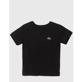 Lacoste Otroška kratka majica črna barva