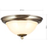 Orion dl 7-675/27-Plafonska svetiljka austrian old lamp 2xE27/60W/230V bronza/bež | Eponuda.com
