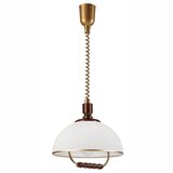 LAMKUR Podesivi luster RAMONA 1xE27/60W/230V bež/tamno braon Cene
