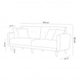 Atelier Del Sofa sofa i fotelja aria TKM01 1053