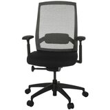 MID.YOU Pisarniški Stol Colore, Črna | Shoptok.si