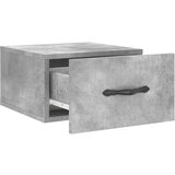 vidaXL Stenska nočna omarica betonsko siva 35x35x20 cm | Shoptok.si