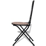  3-dijelni bistro set s keramičkim pločicama boje cigle | Eponuda.com