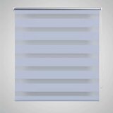 vidaXL Rolo bijele zavjese sa zebrastim linijama 120 x 230 cm | shoptok.hr