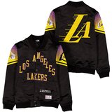 New Era Los Angeles Lakers 2025/26 City Edition Full Snap Satin jakna | Shoptok.si
