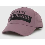 Armani Exchange Kapa s šiltom vijolična barva