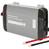 Qoltec Smart Professional Monolith Battery Charger for LiFePO4 AGM GEL SLA batteries | 60A | 12V | Fast charging | shoptok.hr