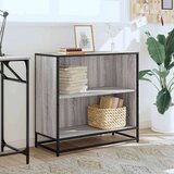 vidaXL Knjižna omara siva sonoma 80x35x76 cm cm inženirski les | Shoptok.si