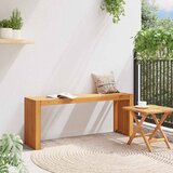 Klupa Prirodna nafta 110 x 30 x 45 cm Čvrsto teak drvo | shoptok.hr