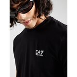 Ea7 Emporio Armani Tehnička sportska majica crna / bijela | shoptok.hr