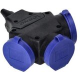 Orno UTIÄNICA GUMENA TROSTRUKA 16A 230V AC OR-AE-13209-GS | Eponuda.ba
