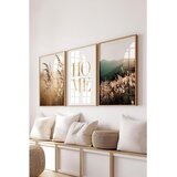 WALLXPERT Ç-300728 - 3040 set dekorativnih slika u više boja (3 komada) | Eponuda.com