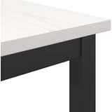  Stol Bijelo 100 x 50 x 91 cm Inženjerska drva i čelik | shoptok.hr