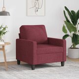  Fotelja crvena boja vina 60 cm od tkanine | Eponuda.ba