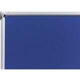 eurokraft pro Oglasna deska z aluminijastim okvirjem, prevleka iz blaga, siva, ŠxV 900 x 600 mm | Shoptok.si