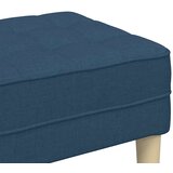  Klupa s jastukom Plava 113 x 57 x 39 cm tkanina | shoptok.hr