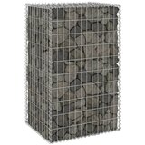 vidaXL Gabionska stena s pokrovi iz pocinkanega jekla 60x50x100 cm Cene