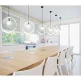 Toolight Staklena svjetiljka Lassi Black 30 cm APP308-1CP | shoptok.hr