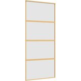  Klizna vrata zlatna 90 x 205 cm matirano staklo ESG i aluminij | Eponuda.ba