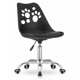 OSKAR Stolica print - crna | ePonuda.com