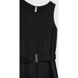 Moodo Women's midi dress with belt - black | Eponuda.ba