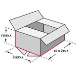  Kartonska škatla SPEEDBOX 200x110x90 mm, 1/1 | Shoptok.si