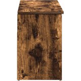  Klupa za cipele boja dimljenog hrasta 102x30,5x45 cm drvena | Eponuda.com