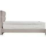 MID.YOU POSTELJA BOXSPRING x , tekstil, leseni material krem barve | Shoptok.si