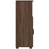 vidaXL Kupaonski ormar Smeđi hrast 30 x 35 x 95 cm Konstruirano drvo | shoptok.hr