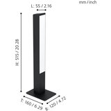 Eglo stolna lampa Simolaris-Z 99604, LED 16 W RGB, 51,5 cm, crna/bijela | shoptok.hr
