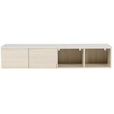 Venture Home TV komoda Nomi 45 × 35 × 180 cm, izbijeljena (whitewash) | shoptok.hr