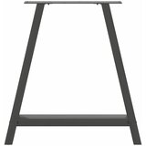  Noge za blagovaonski stol A-oblika 2 kom antracit 70 x (72-73) cm čelik | shoptok.hr