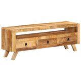 TV omarica 110x30x40 cm trden mangov les, (20731820) | Shoptok.si