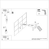 Nice Lamps Črna stenska svetilka Gleam – | Shoptok.si