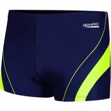 Aqua speed Man's Swimming Shorts Dennis Navy Blue/Green Pattern 01 | shoptok.hr