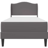  Okvir za krevet Siva 80 x 200 cm Umjetna koža - Siva 80 x 200 cm | shoptok.hr