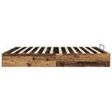  Otoman krevet Staro drvo 193 x 120 x 25 cm Konstruirano drvo - Staro drvo 160 x 200 cm | shoptok.hr