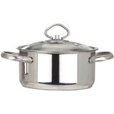 Eva kozica s pokrovom Madeira, 16 cm, 1,5 L, indukcija, inox Cene