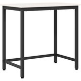  Stol Bijelo 80 x 50 x 77 cm Inženjerska drva i čelik | Eponuda.com