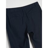 Sinsay Straight leg hlače s dodatkom lana | shoptok.hr