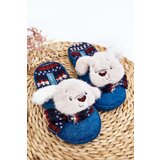 Boto Children's slippers with thick sole and bear blue Dasca | ePonuda.com