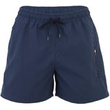 Tommy Hilfiger Underwear Kratke kopalne hlače 'Ithaca' nočno modra / temno modra / črna / bela Cene