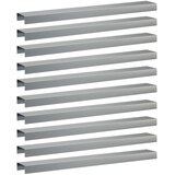 Profil za rubove vrta 10 kom. 100 x 15 x 5 cm Pocinčani čelik | shoptok.hr