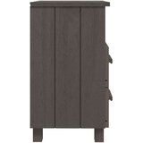  Noćni ormarići HAMAR 2 kom svjetlosivi 40x35x62 cm od borovine | shoptok.hr