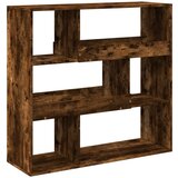 vidaXL Knjižna omara/pregrada dimljeni hrast 100x33x94,5 cm | Shoptok.si