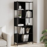vidaXL Regal za knjige crni 72x28x172 cm od konstruiranog drva Cijene