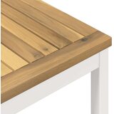  Stol za večeru u vrtu Bijela 196 x 100,5 x 75 cm | shoptok.hr