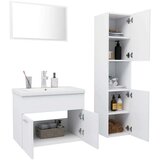 Set kupaonskog namještaja od iverice bijeli | shoptok.hr
